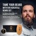 Beard Brush & Balm Growth Kit | 100% Wooden Boar Bristle | Natural Organic Shea Butter & Oils | Strengthen & Soften Beards & Mustaches - Buy Online on GoSupps.com
