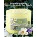 Eucalyptus Jasmine Lavender Candle | 3 Wick Aromatherapy Soy Candle | Stress Relief & Refreshing Summer/Fall Scent | 15.8 oz Natural Candle for Home - Buy Online on GoSupps.com