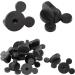 PVC Rubber Mouse Ears Pin Backs (12 Pcs) - Secure Your Disney & Novelty Collectible Pins - Tie Tack Backing for Lapel Pins - Buy Online on GoSupps.com