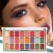 2 Eyeshadow Makeup Palette - 24 Colors Long Lasting Eyeshadow Makeup Pallet Natural Multicolor Nude Eye Makeup with Eyeshadow Brush and Mirror Dtt 2 Pcs 06 - Buy Online on GoSupps.com