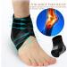 HiRui Ankle Brace - Ultra-Thin Breathable Compression Support for Running Arthritis Pain Relief Sprains & Sports Injuries (Left Foot/Large) - International Shipping Available - Buy Online on GoSupps.com