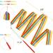 Deekin 30-Piece Dance Ribbons Set - Elegant Style Gymnastics Ribbon Sticks for Kids, 6.6 Feet Twirling Ribbons with Non-Slip Handle - Party Favors and Artistic Performance - Buy Online on GoSupps.com