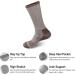 GKX Men's Merino Wool Moisture Wicking Crew Socks - Camel, Size 6-12 | Ideal for Outdoor Hiking and Heavy Duty Work - Buy Online on GoSupps.com