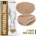 BALL OF FOOT CUSHION SLEEVES - Metatarsal Pads for Burning Sensations, Metatarsalgia Pain Relief - Gel Pads for Men & Women - Beige - Buy Online on GoSupps.com