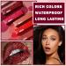 XINGXYUEL 3PCS Matte Liquid Lipstick Set Velvet Lip Gloss Lip Stain Long Lasting Waterproof Matte Red Lipstick for Women Lip Makeup Gift Set B-04 Rose Pink+05 Ruby Red+06 Wine Red Set B(rose Pink+ruby Red+wine Red) - Buy Online on GoSupps.com
