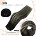 Fshine 120g Clip-In Ombre Hair Extensions - Black to Silver 35cm Silky Straight 7 Pieces Real Hair Ideal for Christmas Styling - Buy Online on GoSupps.com