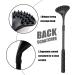 EASACE 21inch Extendable Back Scratcher with Strong ABS Massage Head - Compact & Retractable - Ideal for Adults and Pets (Black) - Buy Online on GoSupps.com