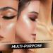 FREEORR Baked Highlighter Powder Palette - Sheer Shimmering Finish (02 Mermaid Pink) - Buy Online on GoSupps.com