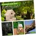Exceart Wooden Birdhouses for Painting - DIY Bird Nest Kits - Handcrafted 14x13cm Bird Hut for Kids & Crafts - Buy Online on GoSupps.com