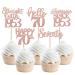 30 Pieces Straight Outta1953 Cupcake Toppers Awesome Since 1953 Cake Decorations Cheers on 70 Fabulous Seventy Cake Toppers 70th Birthday Wedding Anniversary Party Cake Decorations Rose Gold Rose Gold 70th
