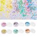 Box Nail Glitters Sequins Set - Round Mixed Flakes for DIY Nail Art & Craft | International Shipping - Buy Online on GoSupps.com