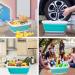 Autodeco Collapsible Sink 2 Pack - 2.37 Gal Foldable Wash Basin for Camping & Home - Gray & Blue - Buy Online on GoSupps.com