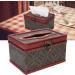 Verdant Touch Retro Wooden Tissue Box - Decorative Paper Towel Storage for Home & Hotel | Ideal for Massage Shafts - Buy Online on GoSupps.com