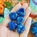 Xiannvxi 15pcs Blue Sodalite Heart Stones - Natural Gemstones for Reiki Healing Meditation | Love Palm Bag Stones - Buy Online on GoSupps.com