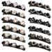 12PCS Sparkling Crystal Stone Braided Hair Clips  Braided Hair Clips Hairpin Duckbill Clips with 3 Small Clips Hair Barrette Rhinestone Hair Clips  Braided Hair Clip Hair Barrettes Hair Accessories with Rhinestones for W...