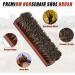 3pc Horsehair Shoe Brush Set + Plush Polishing Glove - For Boots, Shoes, Car Seats & Sofas - Buy Online on GoSupps.com