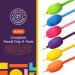 Special Supplies Egg Pen-Pencil Grips for Kids and Adults Colorful  Cushioned Holders for Handwriting  Drawing  Coloring - Ergonomic Right or Left-Handed Use - Reusable (6-Pack) - Buy Online on GoSupps.com