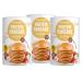 Body Attack Protein Pancake Mix-buttermilk with oatmeal 3x300g protein pancakes with 35% protein baking mix with little sugar for fluffy-delicious pancakes in 5 minutes-enough for 36 pancakes buttermilk with oatmeal 300 g (3 pack)