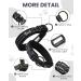 PETTOM Adjustable Nylon Dog Collar - Breathable & Reflective Dog Collar for Small Dogs (S Black) - International Shipping Available - Buy Online on GoSupps.com