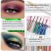  Qkbuza Set of colored eyeliners glitter liquid eyeliners waterproof eye pencil 6 colors color set long-lasting glitter eyeliner smudge-proof - Buy Online on GoSupps.com