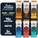 Atlas Mind + Body Keto Protein Bar - Ultimate Variety Keto Bars - Low Carb Protein Bars - High Fiber Bars - Low Sugar Meal Replacement Bars - Organic Ashwagandha (10 Count, Pack of 2) Ultimate Variety 10 Count (Pack of 2)