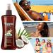 Self-Tanning Lotion | 240ml Travel Size | Long-Lasting Natural Moisturizing Body Cream - for Tanning at the Beach Pool Outdoors Holidays Resorts Summer Travel and Garden - Buy Online on GoSupps.com