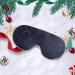 alittlecloud Silk Sleep Mask - Ergonomic Navy Blue Eye Mask for Travel/Naps/Yoga - Adjustable Strap for Women/Men - Buy Online on GoSupps.com