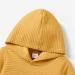 PatPat Toddler Hoodie - Solid Color Textured Hooded Sweatshirt with Pocket for 4-5 Years Boy Girl (Ginger) - Buy Online on GoSupps.com