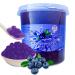 3kg bubble tea pearls blueberry - bubbletea boba pearl set - nature & vegan - bubble tea pearl bubbles - great ideas to make yourself bubble tea and fantastic boba parties blueberry 1
