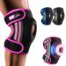 Knee Braces with Side Stabilizers for Knee Pain Patella Knee Support for Men and Women - Arthritis Pain Meniscus Tear CL MCL Injury Recovery Running Workout (Pink S) Pink S