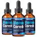 (3 Pack) Memo Core Memo Core Drops Memory Support with Natural Liquid Blend in a Convenient Dropper | Daily MemoCore Vitamins for Focus Clarity & Sharpness | Easy-to-Use Dropper (90 Servings)