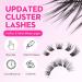 DIY Eyelash Extension Kit - 144Pcs D Curl Fluffy Cluster Lashes - Long Lasting Bond & Seal - Includes Lash Tweezers - Wispy Individual Lashes - Home Lash Extension Kit - Buy Online on GoSupps.com