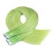Tape In Hair Extensions - Green 40cm 40 Bricks (4cm Wide 2.5g) - 100% Remy Real Hair - Adhesive Tape by Novon Hair Extensions - Buy Online on GoSupps.com