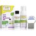 Kids Head Lice Removal Kit with Stainless Steel Comb, Dimethicone & Mousse - Treats & Eliminates Lice for 2-3 Children - Buy Online on GoSupps.com
