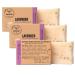 All Natural Oatmeal Lavender Soap - Organic Vegan Exfoliating Body Bar (3 Pack) | SoapFactory - Buy Online on GoSupps.com