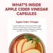 Clinical Effects Apple Cider Vinegar Capsules - 1300mg Pure Apple Cider Vinegar for Weight Management, Heart Health, and Energy Support - 60 Veggie ACV Pills - Made in The USA - Buy Online on GoSupps.com