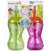 Munchkin Mighty Grip Flip Straw Cup 10oz 2Pk Girl - BPA-Free - Buy Online on GoSupps.com