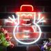 Buy Snowman Flex Silicone LED Neon Sign - White & Purple Dual Color | ST16S33-FNU0107-WP - Perfect for Decor & Gifts - International Shipping Available - Buy Online on GoSupps.com