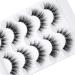 Happy Heartbeat 3D Clear Band Wispy Lashes - Soft Faux Mink Natural Cat Eye False Eyelashes | 7 Pairs Reusable (No. 219) - International Shipping Available - Buy Online on GoSupps.com