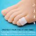 8 Pairs Silicone Toe Separators | Toe Protectors for Women Men | Prevent Toe Rubbing | Toe Sleeve Cover - Buy Online on GoSupps.com