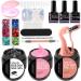 LOUINSTIC Builder Nail Gel for Nails - Solid Builder Nail Gel 3 Colors, Non-Sticky Hands for 3D Sculpture Modeling Nail Extension (0.7oz/20g)