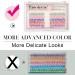 Colored Cluster Lashes Individual Lashes DIY Eyelash Extension 5 Colors Lash Clusters Eyelash 14mm Curl Lash Extension 100pcs Clusters False Lashes Set Pack by Pawotence (Color-Mix-14mm) COLORFUL - Buy Online on GoSupps.com