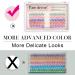 Colored Cluster Lashes DIY Individual Eyelash Extension 5 Colors 14mm Curl Set - 100pcs False Lashes Pack by Pawotence - Buy Online on GoSupps.com