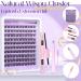 Buy Wispy Lash Clusters Kit | Natural C Curl Eyelash Extensions - 16mm with Bond & Seal - Winifred - Buy Online on GoSupps.com