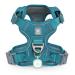 Pawaii dog harness dog harness for large dogs anti-train tableware for dogs anti-pull dishes breast harness Anti-train reflective adjustable breathable breathable dog mechanical ID day contains (XL green) XL (chest: 81cm-96cm) teal green