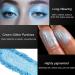 Ombre paupi res unique cr me chatoyante bleu m tallis haute pigment monochrome palette de fards paupi res m langeables scintillants paillettes longue dur e de vie mini maquillage naturel - Buy Online on GoSupps.com