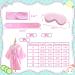 LaVenty Spa Party Favors for Girls - Robe, Satin Makeup Headband, Blindfold Sleep Eyemask - Birthday Party Supplies - Buy Online on GoSupps.com