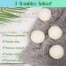 Partideal 6 Pack Wool Tumble Dryer Balls for Laundry Reduce Drying Time Wrinkles & Static Cling 100% New Zealand Sheep Wool Natural Organic Fabric Softener Handmade and Reusable 7cm 40g - Buy Online on GoSupps.com
