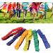 2-Person 3-Foot Racing Leg Loops - Soft Elastic Nylon Bandage for Outdoor Games & Birthday Parties | Set of 6 - Buy Online on GoSupps.com