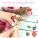 AXEN 2PCS Antique Metal Yarn Cutter Pendants - Round Shape Sewing Tools - Vintage Dazzle Thread Cutter - 1 Package - Buy Online on GoSupps.com
